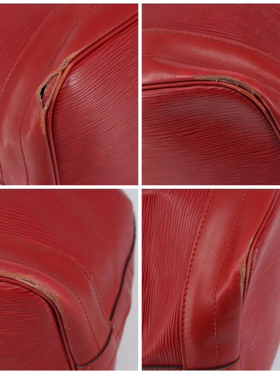 LOUIS VUITTON Epi Noe Shoulder Bag Red M44007 LV Auth 157255 - Picture 16 of 16